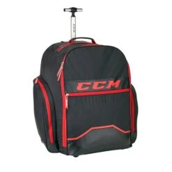 CCM 390 Backpack Senior Wheel Hockey Bag -Ccm ccm backpack hockey bags ccm 390 backpack senior wheel hockey bag black red sr 30616214929474