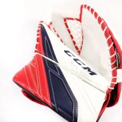 CCM Extreme Flex 4 Pro Stock Senior Goalie Catcher - Dustin Wolf #1 -Ccm ccm catchers ccm extreme flex 4 pro stock senior goalie catcher dustin wolf 1 white navy red regular 29069899268162