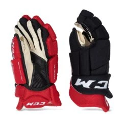 CCM Jetspeed Control Senior Hockey Gloves (2021) -Ccm ccm gloves ccm jetspeed control senior hockey gloves black red white 13 28743848591426