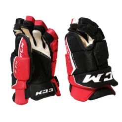 CCM Jetspeed FT4 Junior Hockey Gloves -Ccm ccm gloves ccm jetspeed ft4 junior hockey gloves black red white 10 30175566626882
