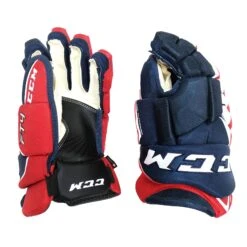 CCM Jetspeed FT4 Junior Hockey Gloves -Ccm ccm gloves ccm jetspeed ft4 junior hockey gloves navy red white 10 29576729395266