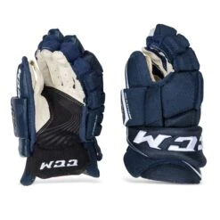 CCM Jetspeed FT4 Pro Junior Hockey Gloves -Ccm ccm gloves ccm jetspeed ft4 pro junior hockey gloves navy white 11 28743849410626