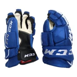 CCM Jetspeed FT4 Senior Hockey Gloves -Ccm ccm gloves ccm jetspeed ft4 senior hockey gloves royal white 13 29576721727554