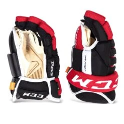 CCM Tacks 4R Pro² Junior Hockey Gloves -Ccm ccm gloves ccm tacks 4r pro junior hockey gloves black red white 10 30629277859906