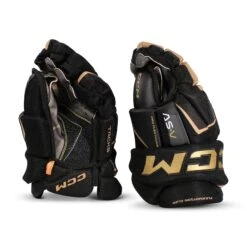 CCM Tacks AS-V Senior Hockey Gloves -Ccm ccm gloves ccm tacks as v senior hockey gloves black gold 13 30184718663746