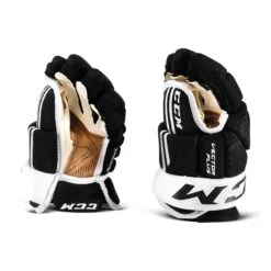CCM Tacks Vector Plus Junior Hockey Gloves -Ccm ccm gloves ccm tacks vector plus junior hockey gloves black white 10 30214049628226