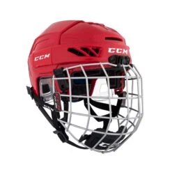 CCM FitLITE 3DS Junior Hockey Helmet / Cage Combo -Ccm ccm helmet cage combo ccm fitlite 3ds junior hockey helmet cage combo red jr 28744000405570