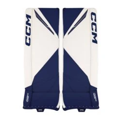 CCM Axis 2.5 Junior Goalie Leg Pads -Ccm ccm leg pads ccm axis 2 5 junior goalie leg pads white white navy navy 26 1 29359067430978