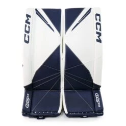 CCM Axis 2.9 Senior Goalie Leg Pads -Ccm ccm leg pads ccm axis 2 9 senior goalie leg pads white white navy navy 33 1 29016462164034