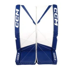 CCM Axis 2 Senior Goalie Leg Pads -Ccm ccm leg pads ccm axis 2 senior goalie leg pads white royal 33 1 5 29167383019586
