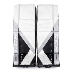 CCM Extreme Flex E5.5 Junior Goalie Leg Pads - Source Exclusive -Ccm ccm leg pads ccm extreme flex e5 5 junior goalie leg pads source exclusive white white black silver 26 1 28744299216962