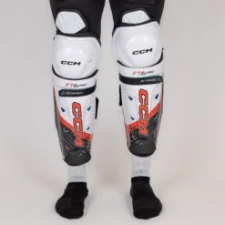 CCM Jetspeed FT6 Pro Junior Hockey Shin Guards -Ccm ccm shin guards ccm jetspeed ft6 pro junior hockey shin guards 30400119963714